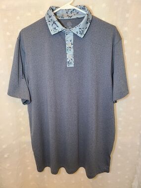 Swannies Mens XL Heritage Polo In Heather Gray